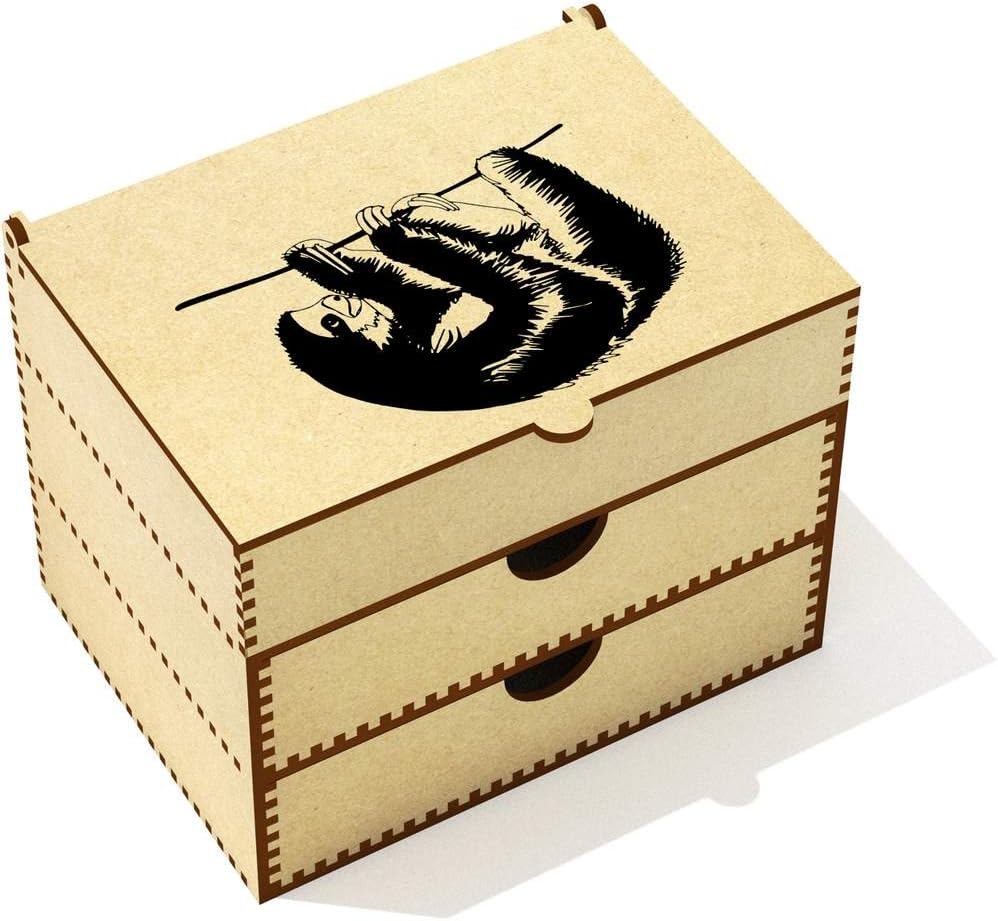 Azeeda 'Friendly Sloth' Vanity Case / Makeup Box (VC00014971)