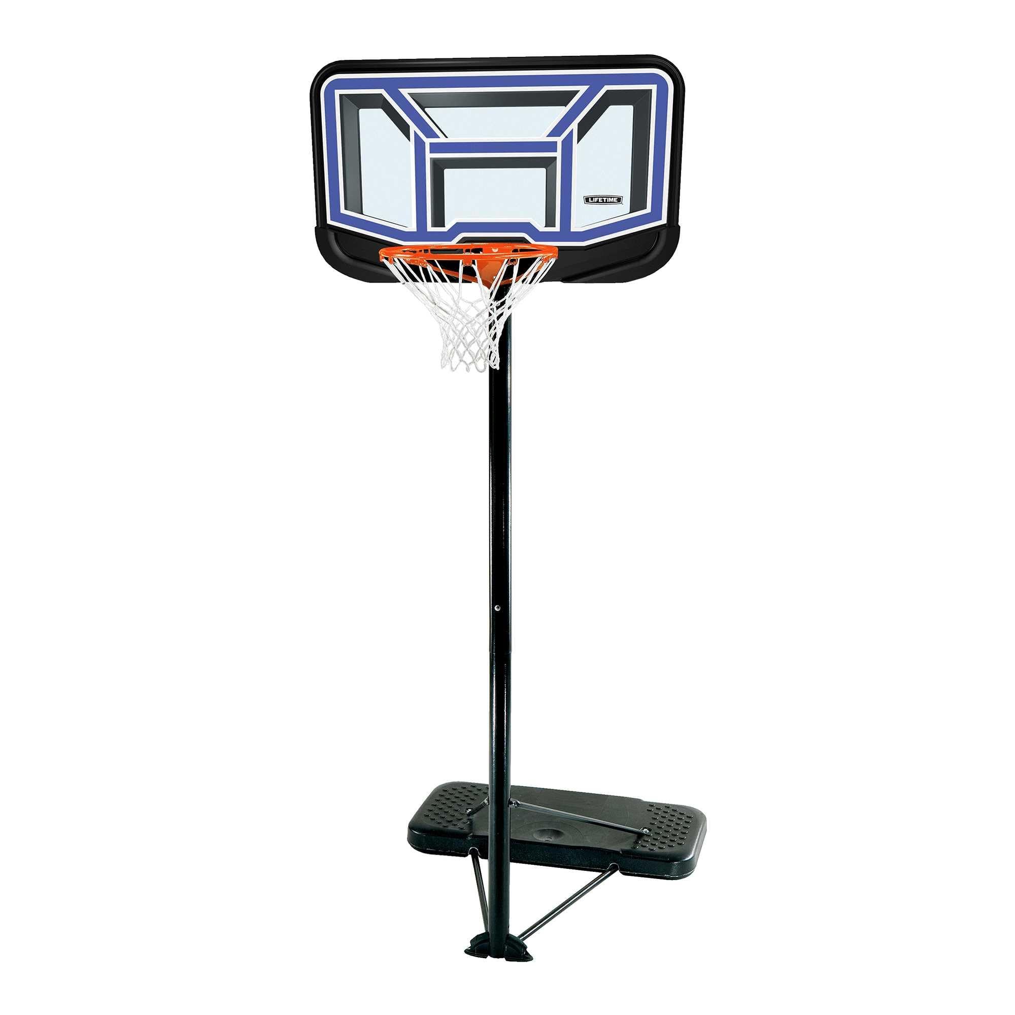 Photo 1 of **************MISSING THE POLE SECTIONS**************
Lifetime Streamline Shatterproof Portable Basketball System,Black,44 Inch