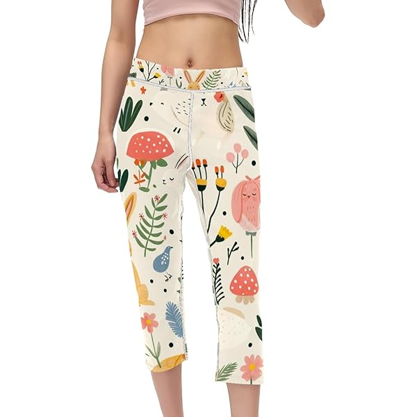 Amazon.com: Dragon Sword Women's Pink Flamingo Pattern Yoga Pants
