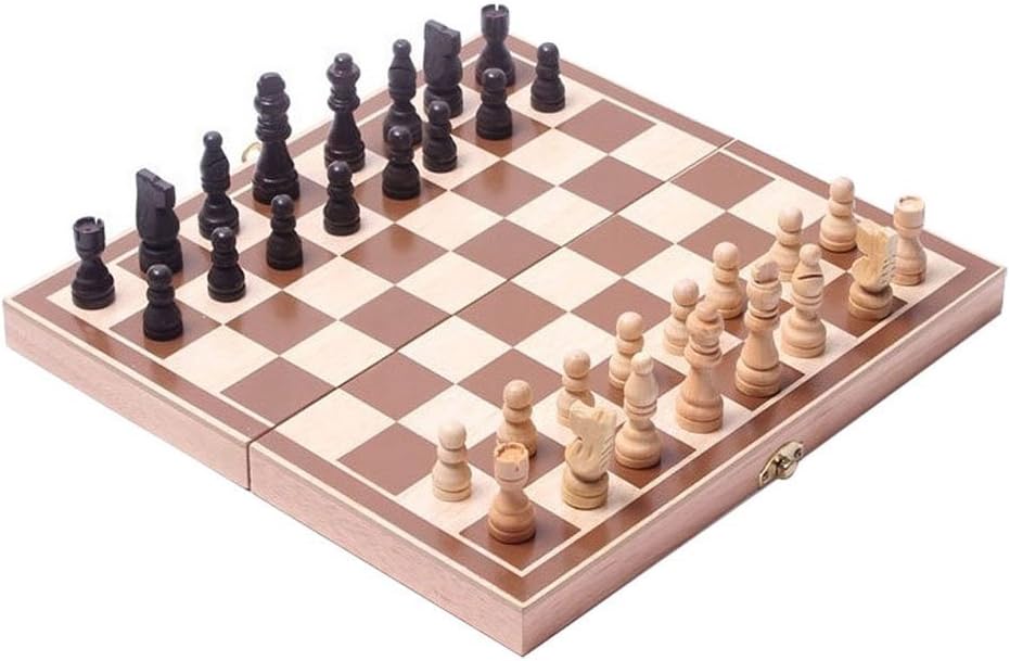 WGW 14-Inch Standard Wooden Chess Board Chess Game Set