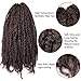 Pack of 3 Afro Kinky Marley Braids Hair Extensions ELEGANT MUSES Kanekalon Synthetic Twist Crochet Braiding Hair 18 inch 100g/pcs (18 inch, 4#)