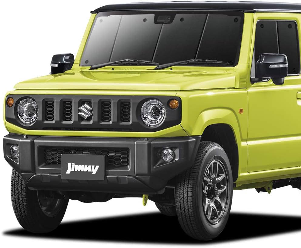 新型 ジムニー Jb64 ジムニーシエラ Jb74 カーテン サンシェード 車中泊 グッズ プライバシーサンシェード フロント用 01s G021 Fu サンシェード 車 バイク Amazon