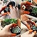 Black Menba® S M L Orange Latex Rubber spot Nonslip Finger Cots 30PCS