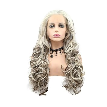 Amazon Com Blonde Blend Brown Highlight Color Hair For Women