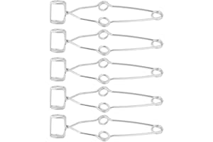 Saluaqui Test Tube Clamp Tongs Test Tube Clamps Clamp Holder Glass Holder Metal Tongs Holders T