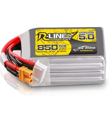Amazon.com: TATTU R-Line 4500mAh 6S 95C Lipo Battery Pack with
