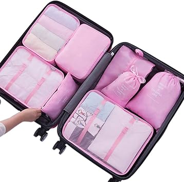 pink packing cubes