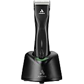 Andis 79170 Pulse Zr II 5-Speed Detachable Blade Clipper | Cordless Animal/Dog Grooming, Removable Lithium Ion Battery, LED Charge Light, Black