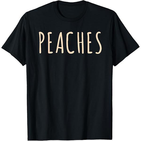 Amazon.com: Peaches Sweet Fruit Peach T-Shirt : Clothing, Shoes