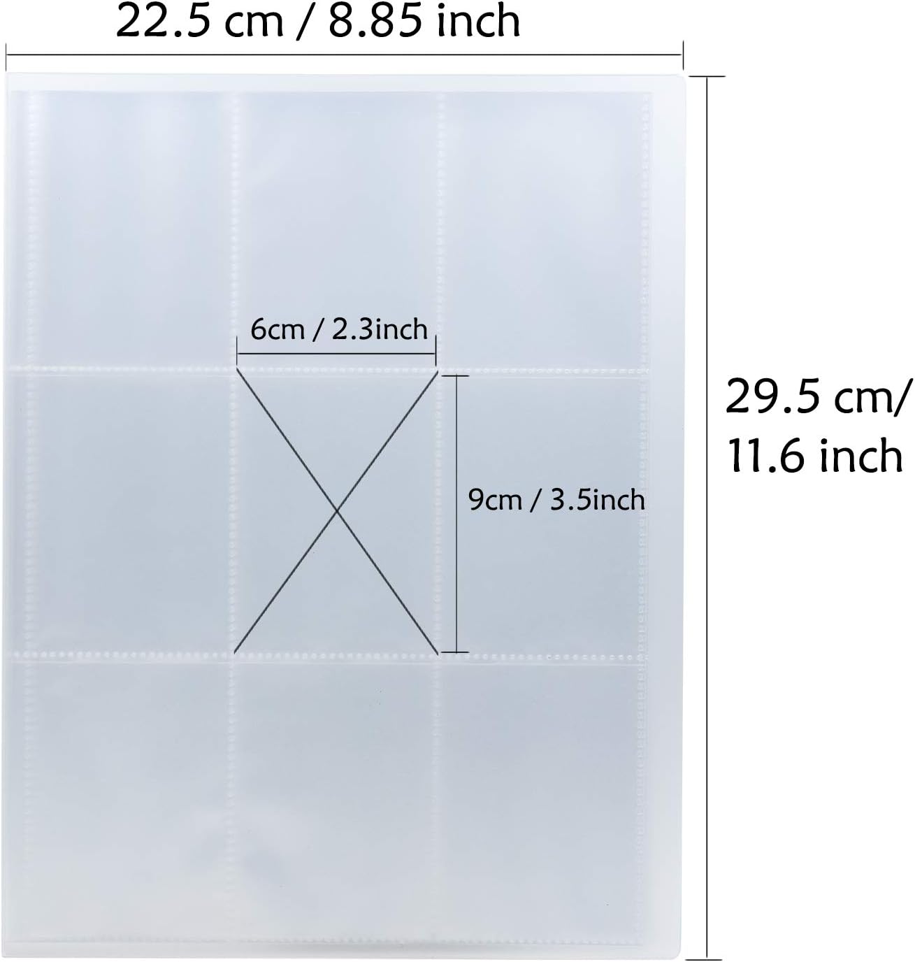 Photocard Kpop Binder Holder Book, 288 Pockets 3 Inch Mini Photo Album Kpop Albums for Photo Card Collection Transparent - Image 4