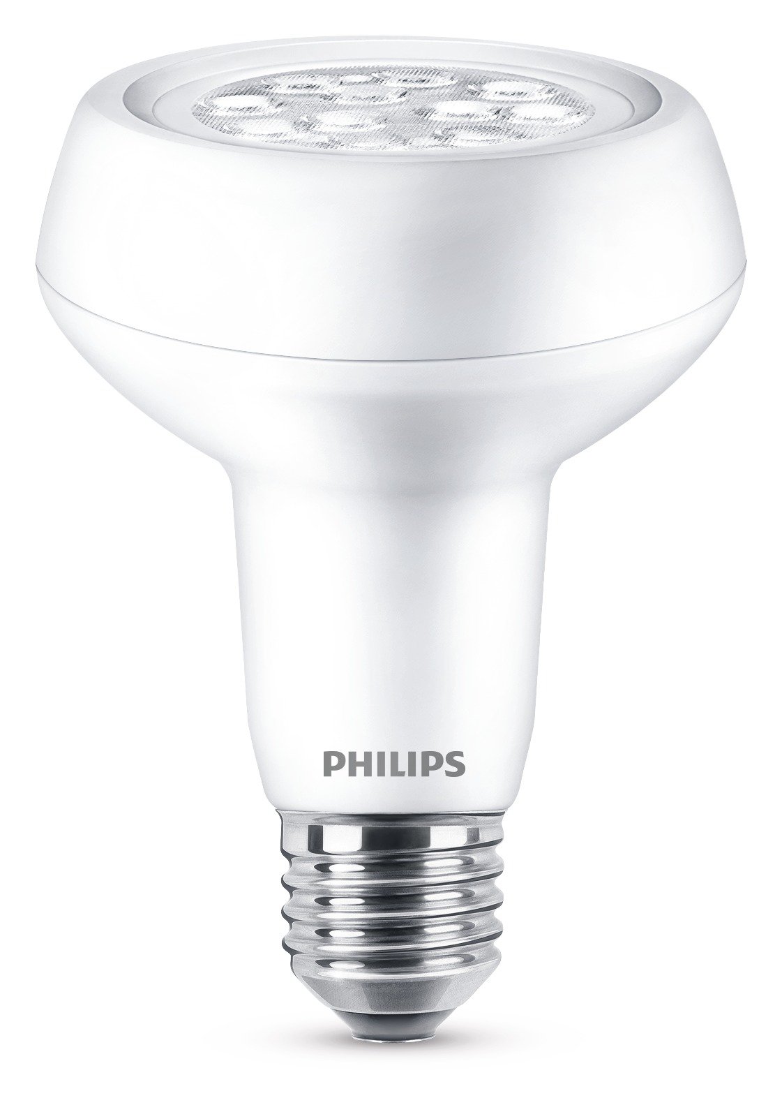 Philips LED Lustre 3.7 W (60 W) E27 Edison Screw R80 Reflector Light Bulb - Warm White