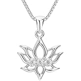 LeCalla 925 Sterling Silver Pendant Necklace | Crescent Moon and Star Necklace Jewelry | Handmade Charm Pendant Necklace for Women | Adjustable Chain Necklace Gifts for Women Valentine s Day, Mother s Day