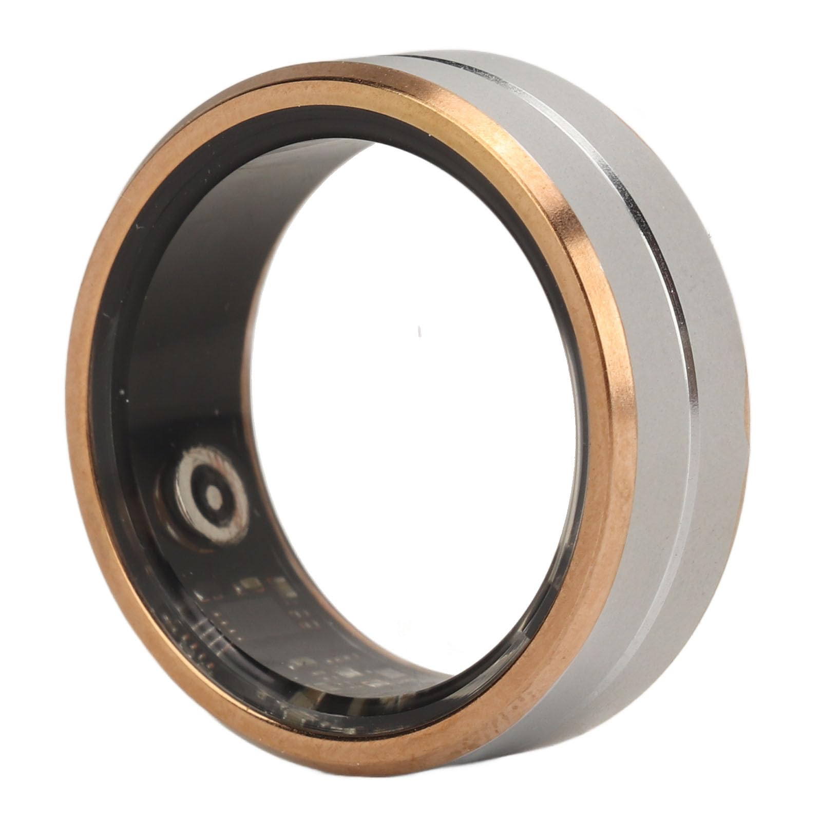 Yanmis Smart Fitness Tracker Ring, IP68 Waterproof Health Tracker, Ceramic Stainless Steel Wearable Smart Ring, Support Remote Camera Control, Reshape Your Healthy Life Style