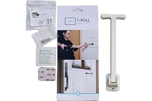 T-Pull Manual Door Closer for Wheelchair Users - Canadian Made Accessibility Aid - Swivel Design for Interior/Exterior Doors 