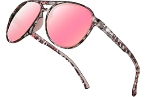 Jefoo Polarized Aviator Sunglasses for Women Men Retro Trendy Sports Sunglasses for Outdoor UV400 Protection