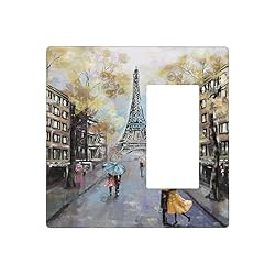 Pznen Light Switch Cover, Paris Eiffel Tower
