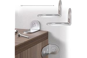 PTKSZGT Furniture Anchors Small Aesthetic Earthquake Straps for Furniture Dresser Wall Anti-Tip Furniture Safety Anchor to Childproof and Babyproof Your Home Holds Up to 500 Pounds