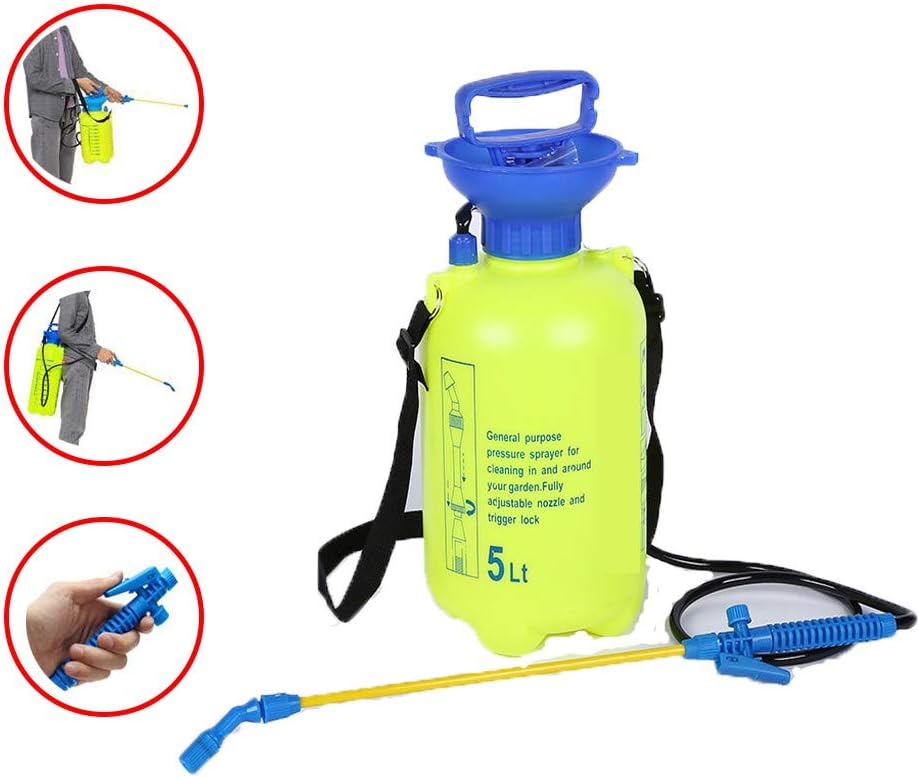 Sprayer For Weed Killer, Garden Knapsack Sprayer Manual Pressure Sprayer, With Pressure Release