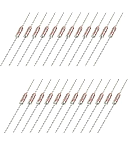 uxcell 10 Pcs Axial Leads 125 Celsius Temperature Thermal Fuses AC