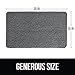 KANGAROO Bathroom Rugs, Chenille Soft Absorbent Bath Rug, Shaggy Shower Mat, Quick Dry Machine Wash Bathmat, Plush Carpet Mats for Tub, Bathtub and Room Home Decor Accessories, 30x20, Beige