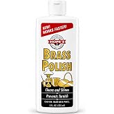 HOPE'S Brass Polish &amp; Brass Cleaner, Copper Cleaner &amp; Tarnish Remover | Removes Tarnish From Unlacquered Brass, Copper, Bronze &amp; Chrome, Safe for Cymbals, Trumpets &amp; Instruments, Ammonia-Free