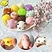 Mochi Squishy Toys, M-Gigi Kawaii Squishys 30 Pcs Mini Squishies Mochi Animals Stress Toys Panda Squishy Cat Stress Reliever Anxiety Toys PLUS BONUS Stickers Come With the Squishys For Children Adults
