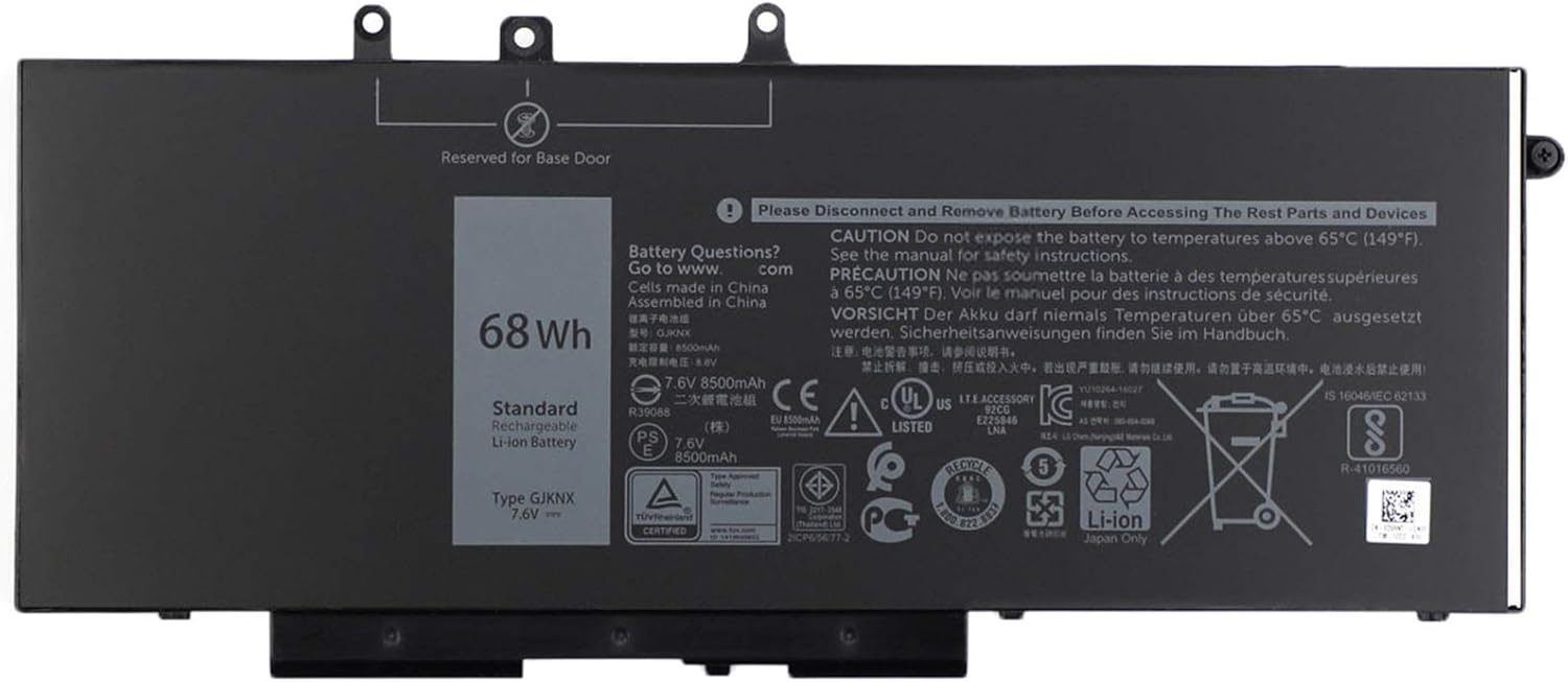 Gjknx аккумулятор dell