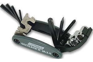 CruzTOOLS OM14 Folding Metric Multi-Tool for Moto, ATV, UTV, PWC, Snow , black