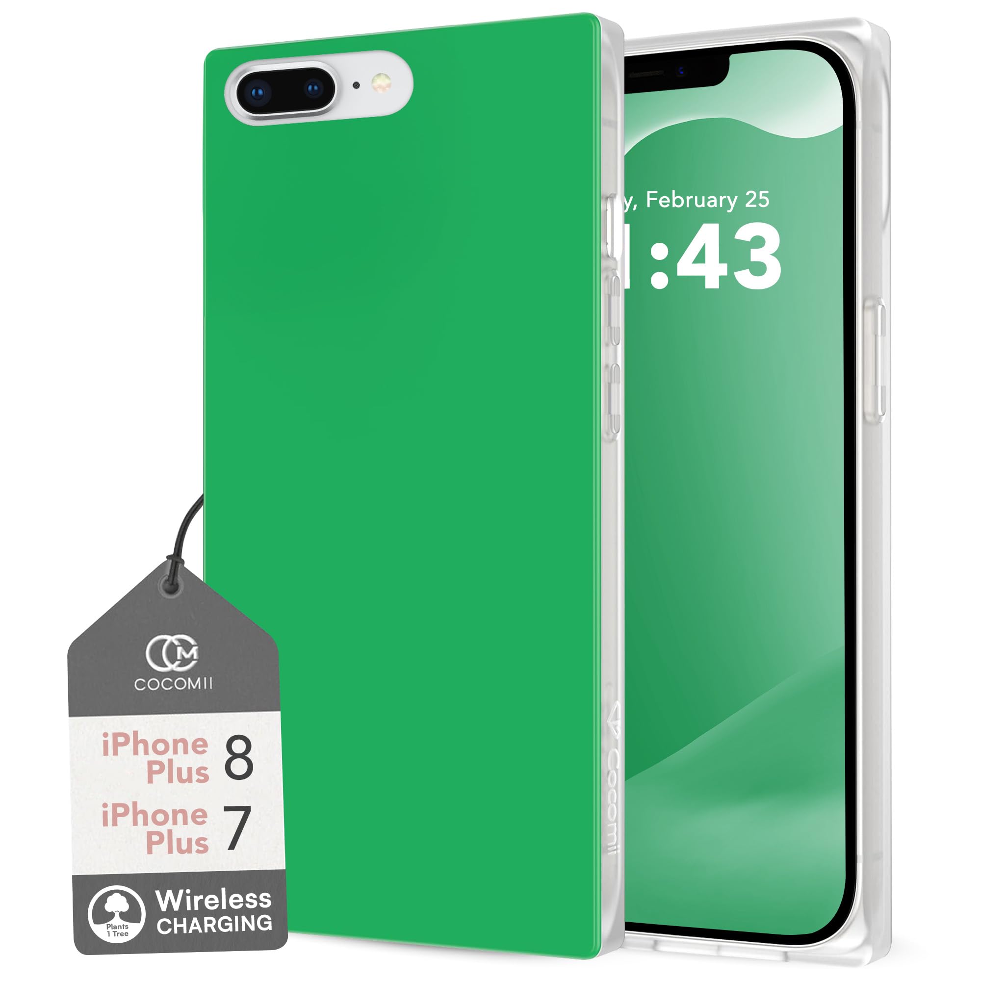 Cocomii - Rectangle Case Compatible with iPhone 8