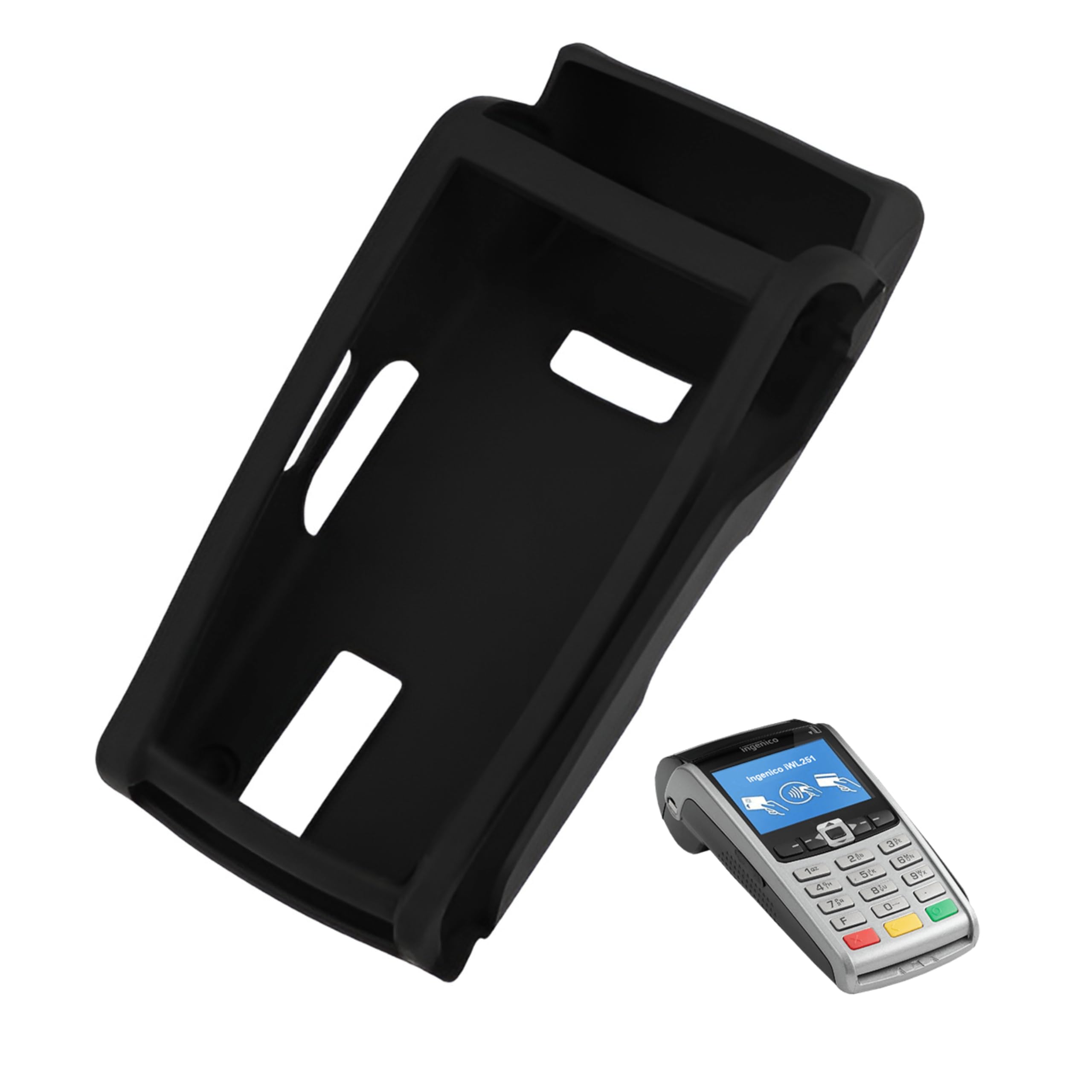 Anti-fall protection cover for payment terminal TPE Ingenico IWL 250, IWL220, IWL221, IWL222, IWL250, IWL251, IWL252,