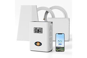 INVCALL Cell Phone Signal Booster for Home | Cell Signal Booster Covers 7,000 Sq Ft with 2 Indoor Antennas Boosts 4G LTE 5G o