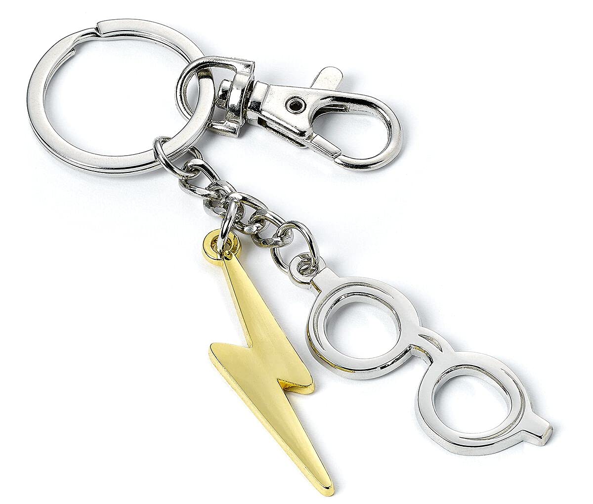 Official Harry Potter Glasses & Lightning Bolt Keyring by The Carat Shop