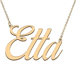 HUAN XUN Customized Custom Simple Any Name Necklace
