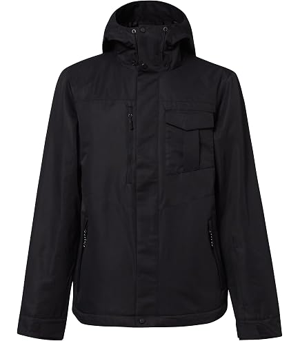 optstuff SHELL PARKA (BLACK×GRAY) ennoy Oakley TNP TBT Shell Jacket at Amazon Men's Clothing store