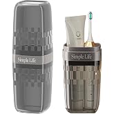 Travel Toothbrush Cup, Toothbrush Holder with Cover, Portable Travel Toothbrush Holder, Toothbrush Case and Carrier for Bathr