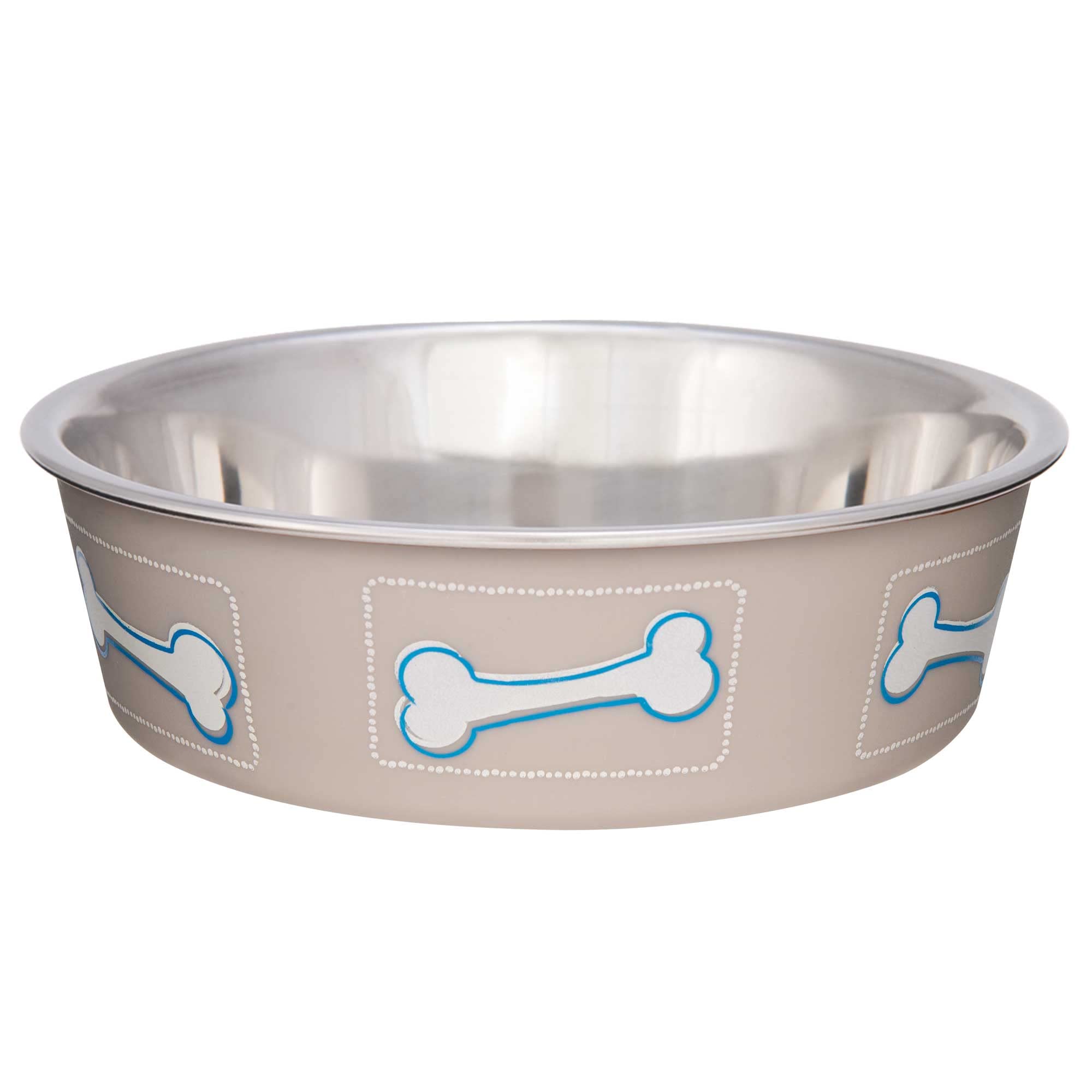 Loving Pets Coastal Bella Bowl for Dogs, Medium, Sand