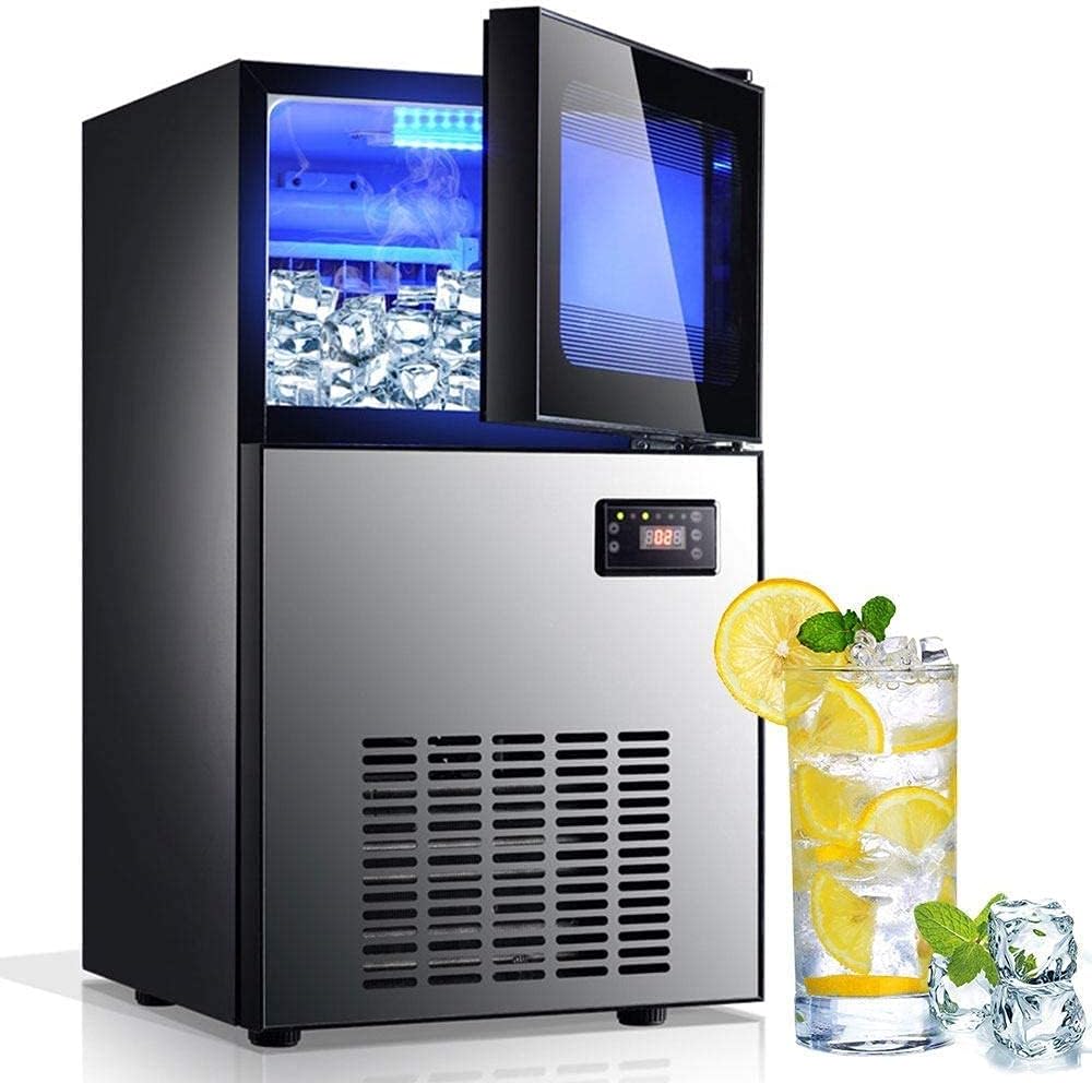 high quality Ice cube maker Commercial Ice Maker Machine, Adjustable Thickness, 24h Intelligent