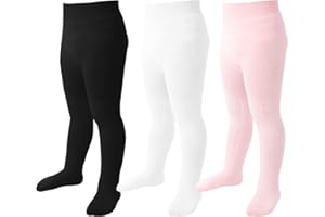 Mini angel Baby Tights Toddler Girl Tights Seamless Cable Knit Leggings Soft Cotton Stockings Pantyhose 3/4/5 Pack