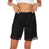 GYS Slip Shorts Culotte for Women Split Skirt Lace Pettipants Bloomer