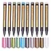 Metallic Paint Pens for Rocks Painting, Scrapbook Photo Album, Ceramic, Glass, Wood, Fabric, Mugs, DIY Craft Making Supplies. Water-Based Metallic Paint Marker Pens Permanent. 10 Colors/Set