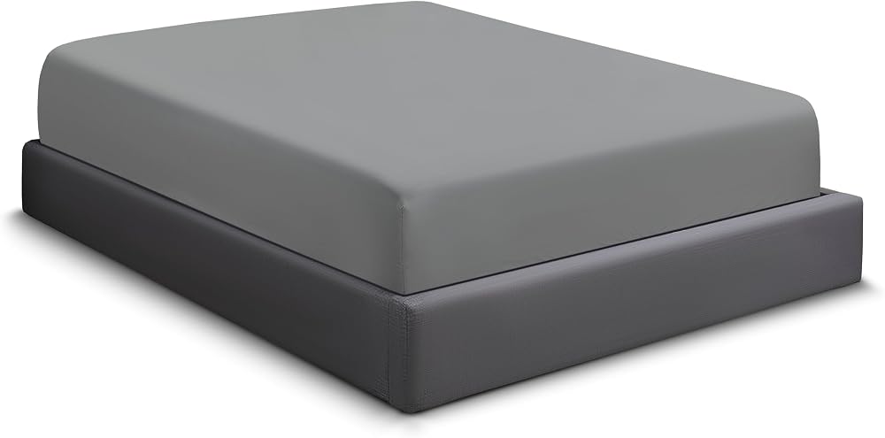 Sapphire Collection 200 Thread Count Egyptian Cotton Fitted Sheet King Grey