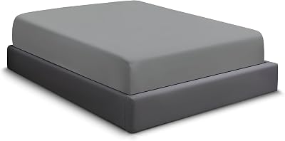 Sapphire Collection 200 Thread Count Egyptian Cotton Fitted Sheet King Grey