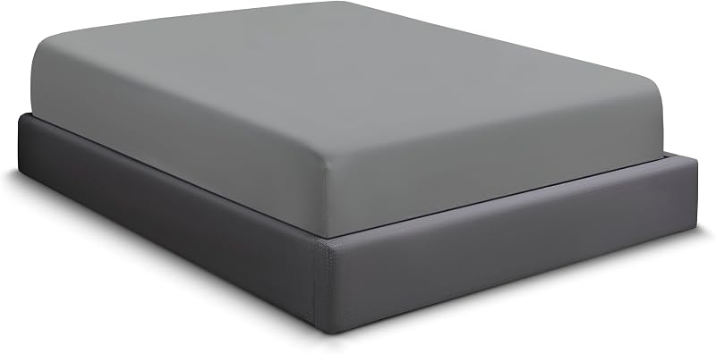 Sapphire Collection 200 Thread Count Egyptian Cotton Fitted Sheet King Grey