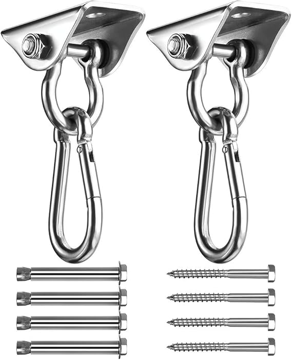 Awroutdoor Tarea Pesada Ganchos de Techo, Anclaje de Techo con SUS304