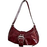 Verdusa Shoulder Bag for Women Y2k Purse Mini Purse Cute Purse Goth Punk Vintage Purse | Top Handle, Buckle, Punk, Purses, Bags