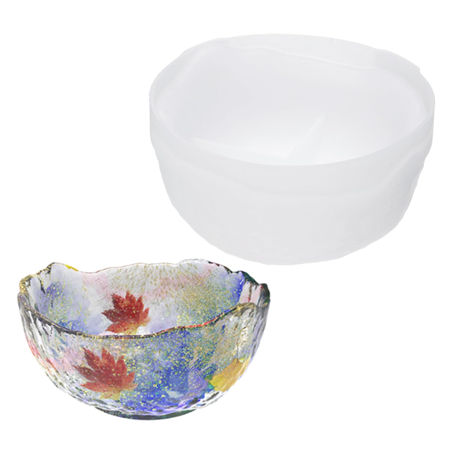 PATIKIL Silicone Mould Pot, 5.1x2.7 Inch Concrete Flower Pot Moulds for DIY Succulent Planter Candle Pen Holder Mould, White