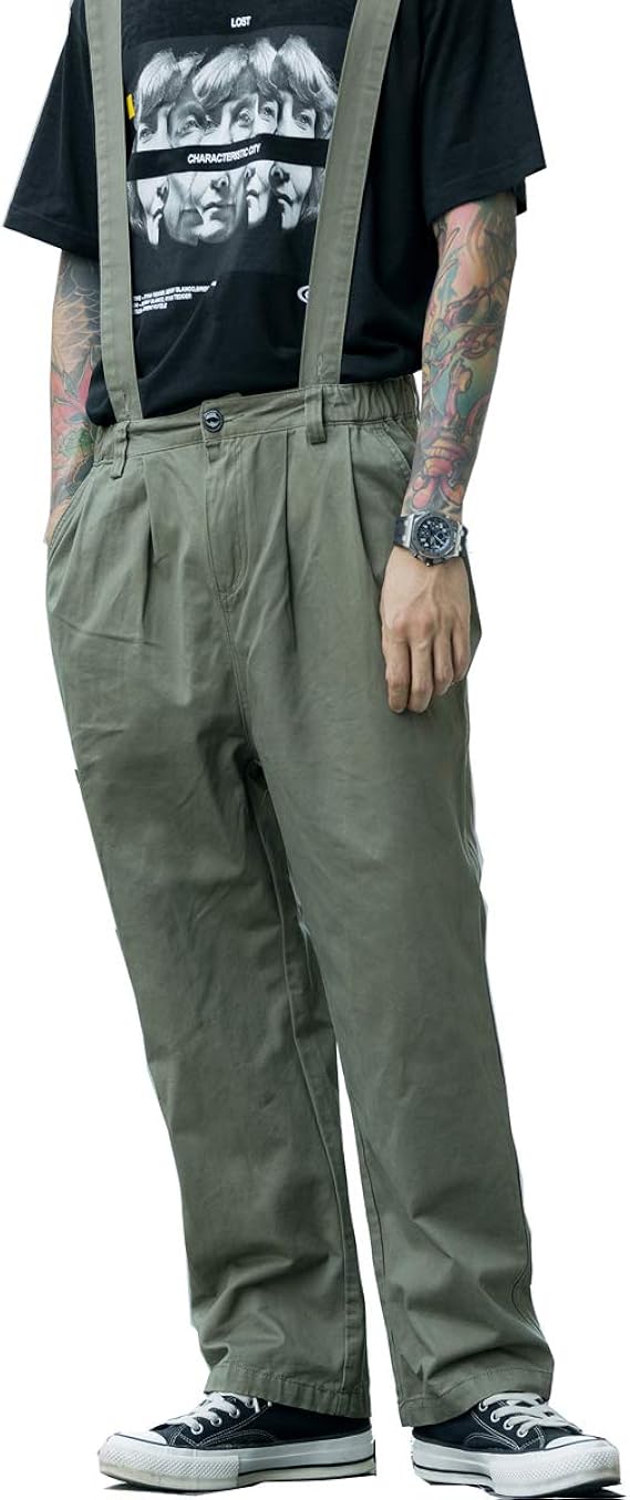suspender cargo pants