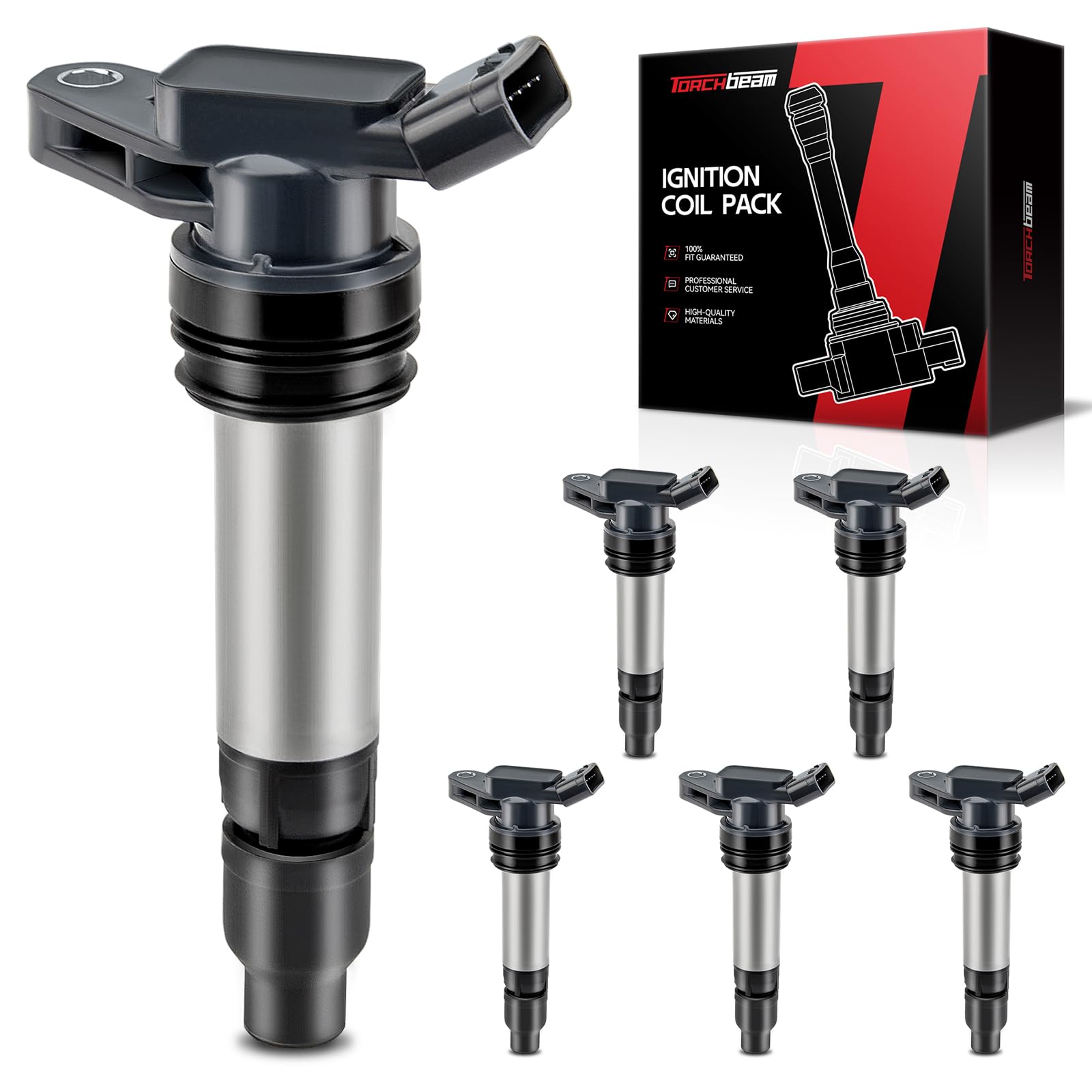 Torchbeam 6 Packs Ignition Coil UF594 Fit for XC60