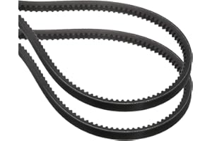 uxcell 2 Pcs BX43 EPDM V-Belt, Raw Edge Cogged Industrial Rubber V Belt 0.67" Width x 43" Inside Circumference