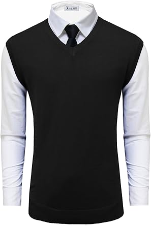 sweater vest with long sleeve